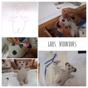 Instagram - Gros Nounours prêt à consoler les chagrins! _#creationsuniques #zazabracadabra #dessins #doudou #enfants