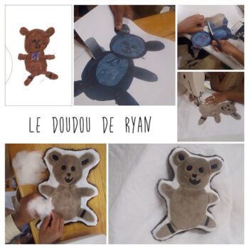 Instagram - Le doudou de Ryan prêt à l'envoi! #zazabracadabra #enfants #dessins #creationsuniques