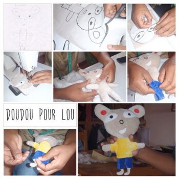 Instagram - Un doudou pour Lou _#zazabracadabra #creation #doudou #enfants #dessin